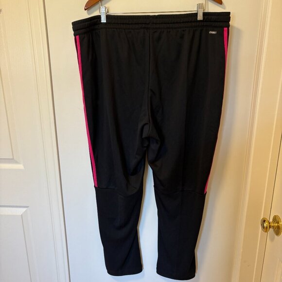 ADIDAS Womens Black & Pink, Sereno AEROREADY Track Pants, Size 3XL Jogging - Picture 10 of 14